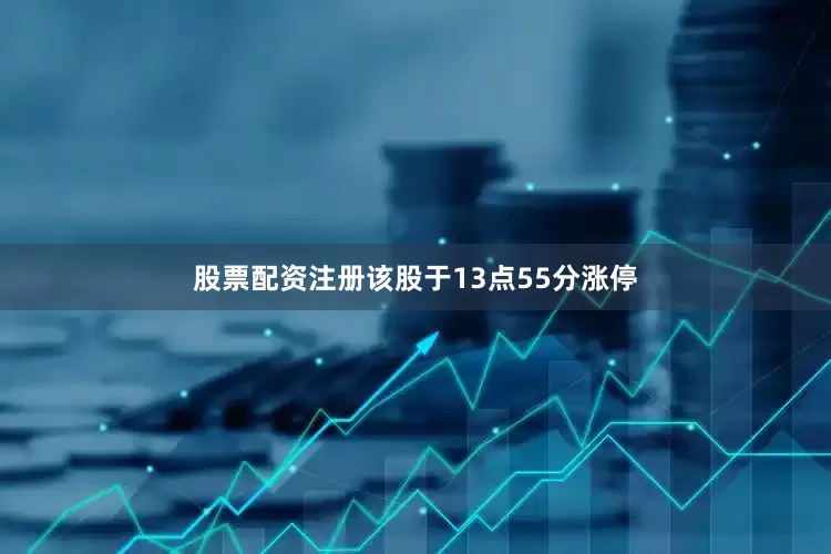 股票配资注册该股于13点55分涨停
