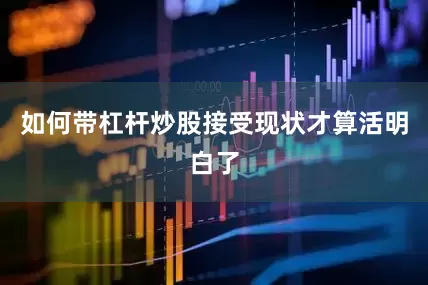 如何带杠杆炒股接受现状才算活明白了